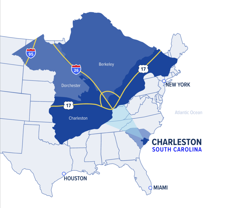 Charleston Map