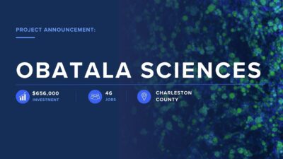 Obatala Sciences selects Charleston County for first East Coast operation