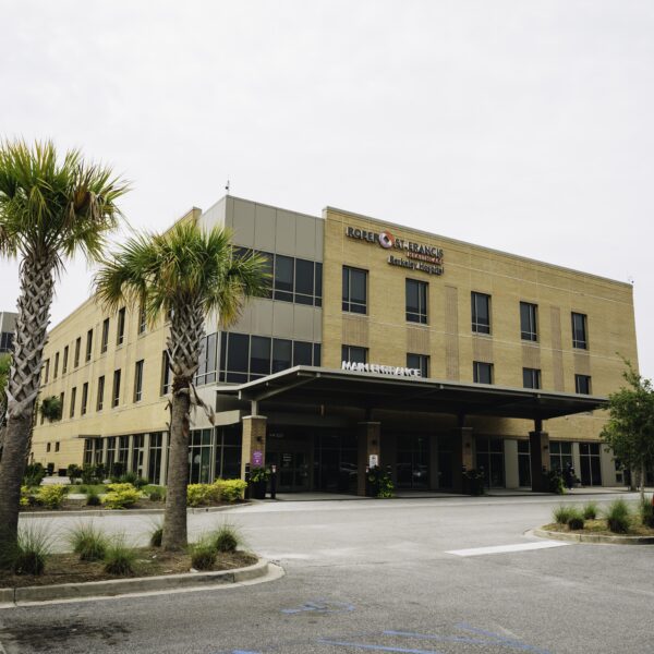 The exterior of Roper St. Francis Berkeley hospital in South Carolina.