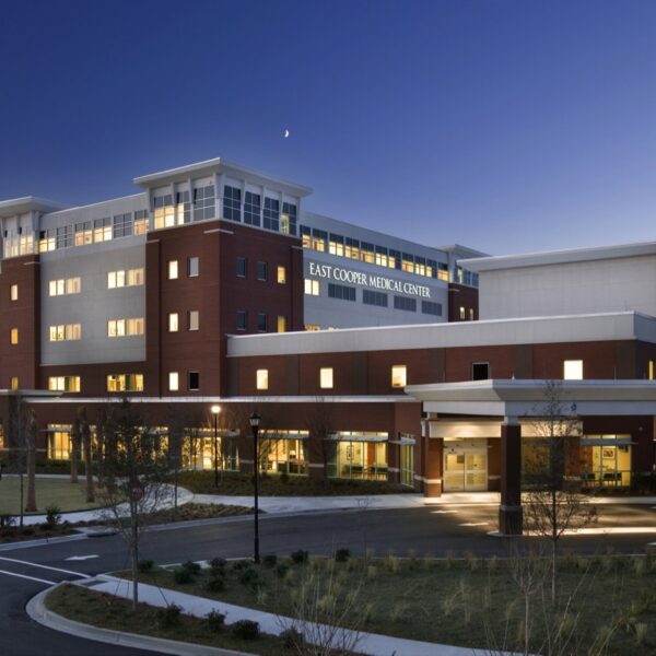 The exterior of East Cooper Medical Center in South Carolina.