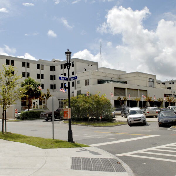 The exterior of Ralph H. Johnson VA Medical Center in South Carolina.